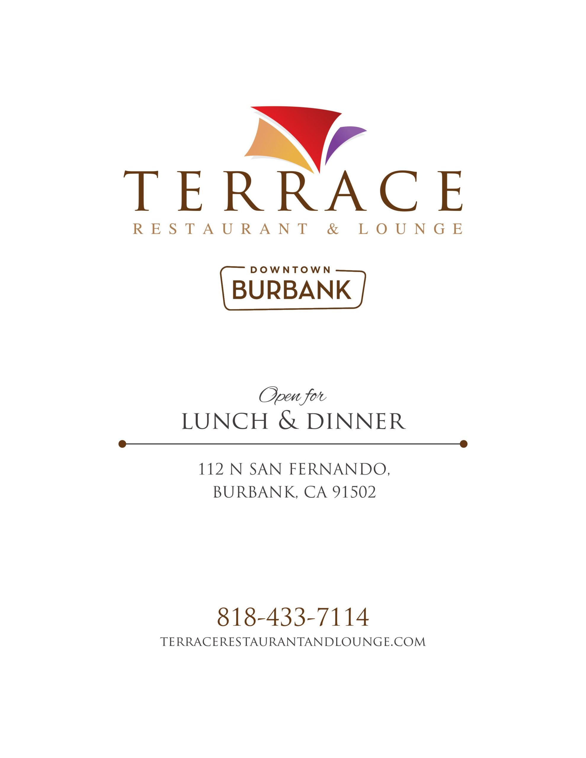 Terrance Restaurant - Menu